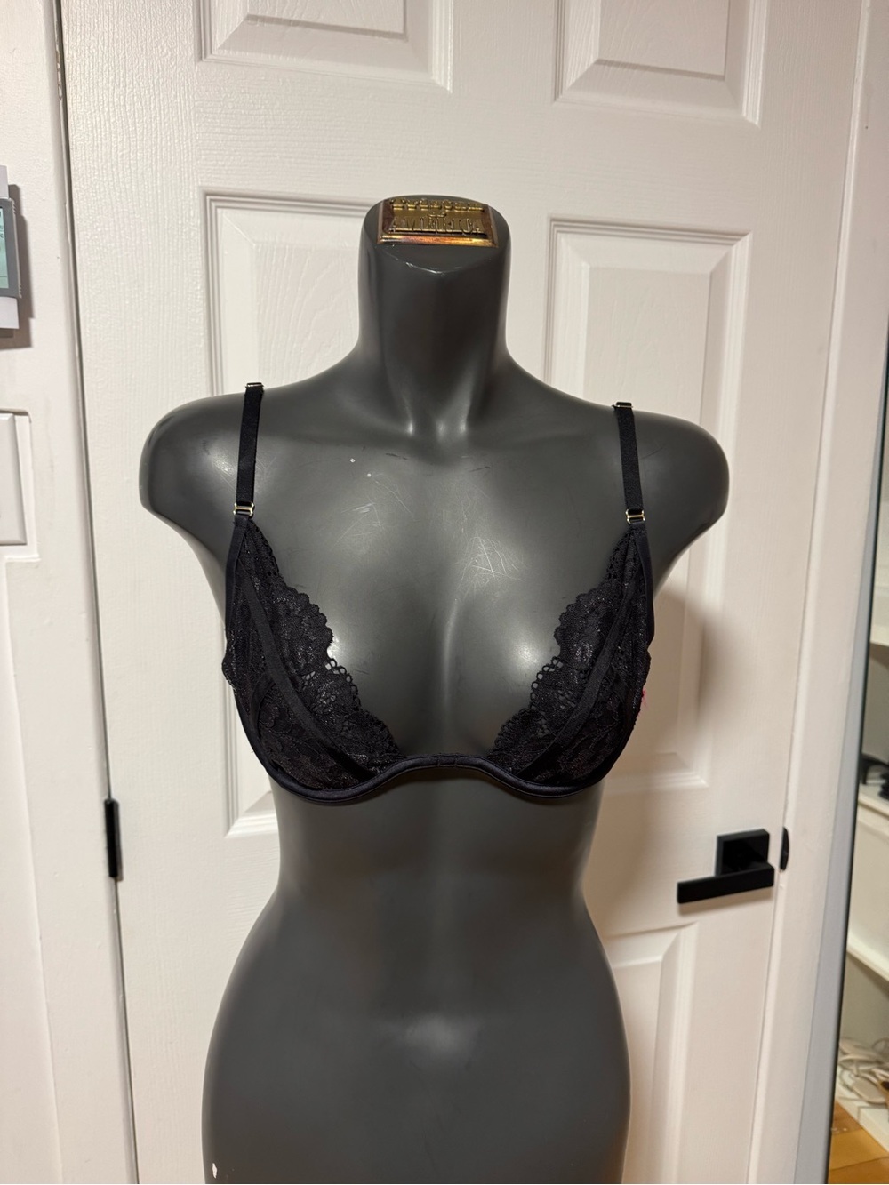 Black Lace Underwire Bralette - Women Intimates